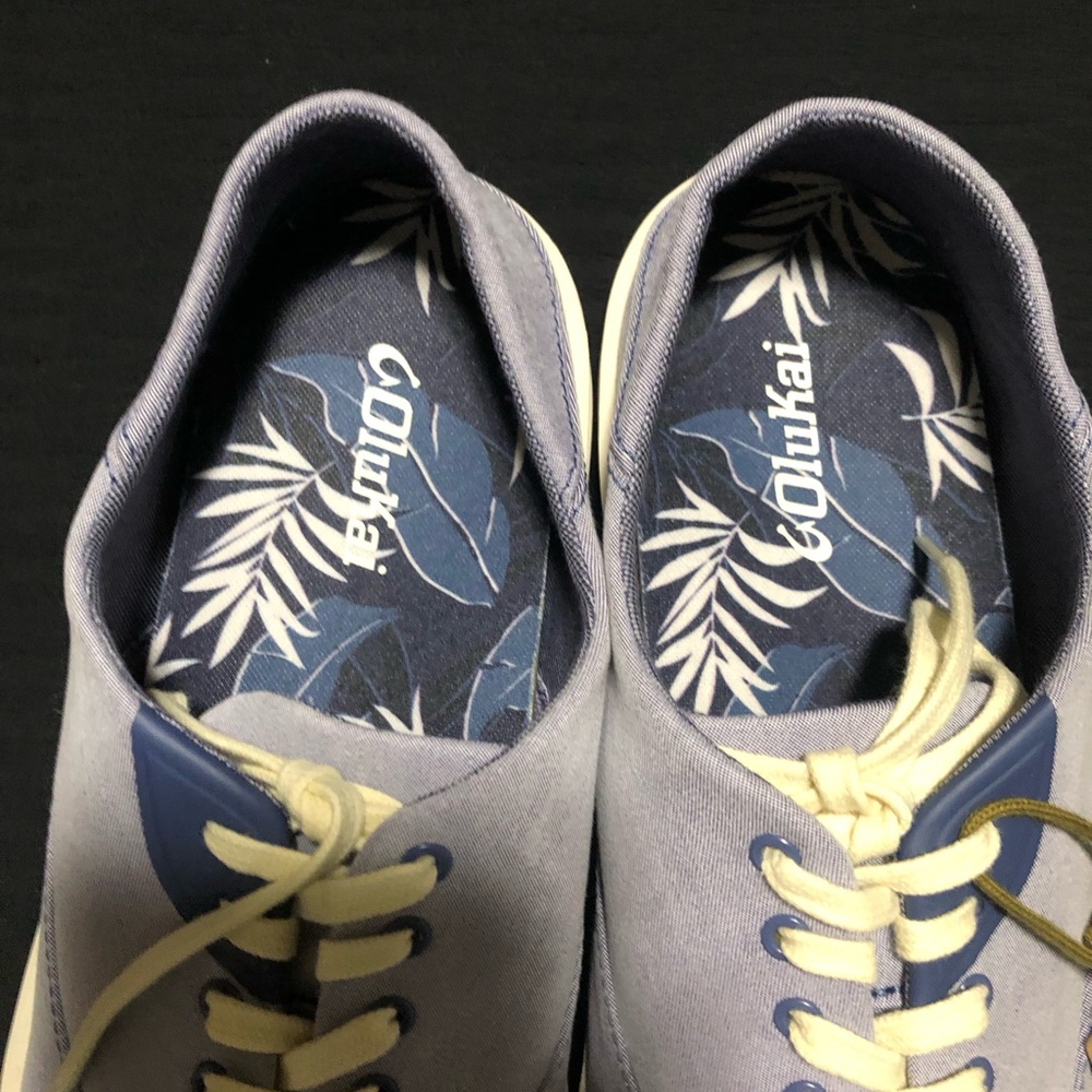 Olukai Tradewind Men's Canvas Shoes, Size 11, 0533-5454 Brand New w/ Tag - Navy - Picture 3 of 6